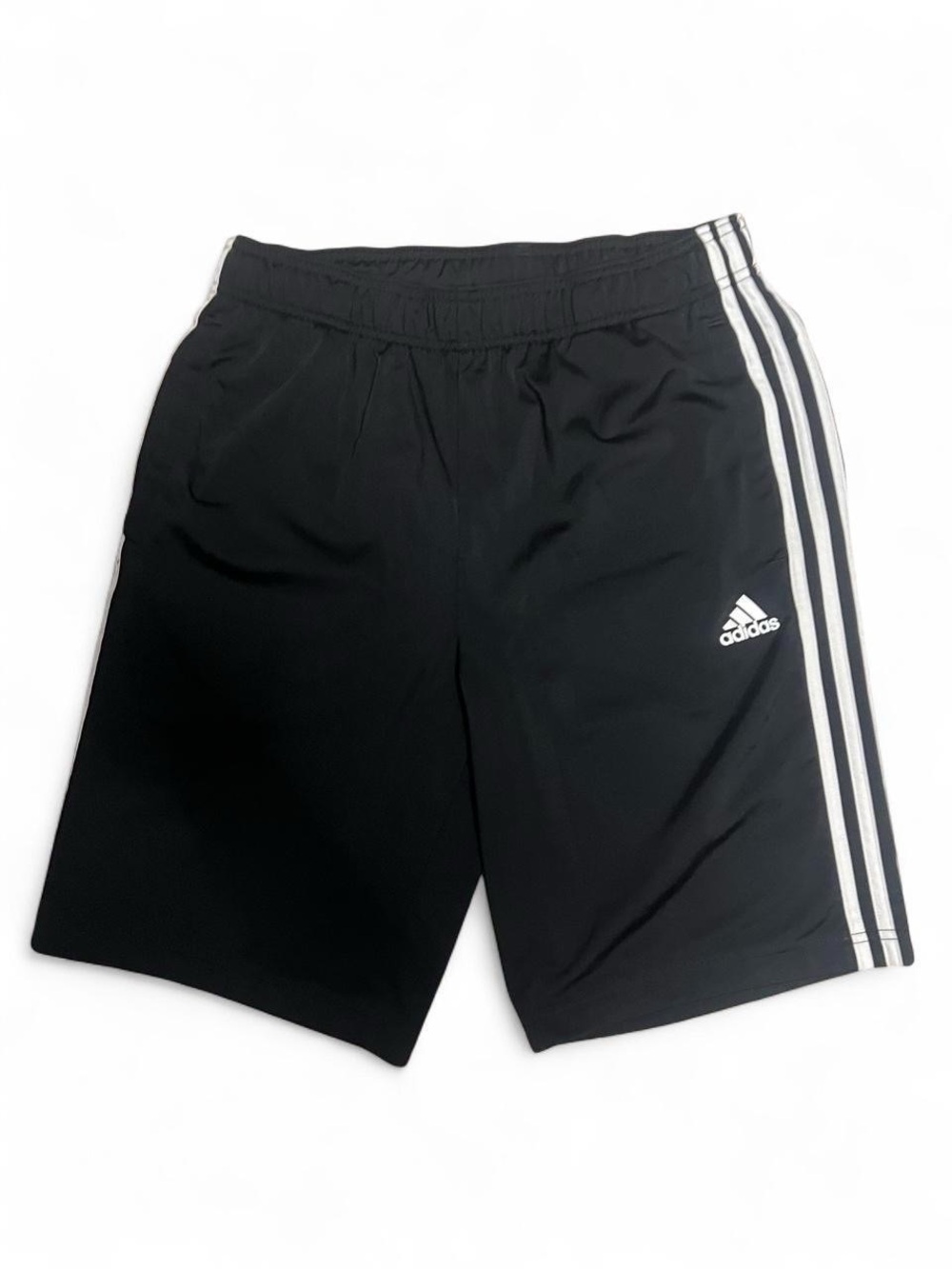 BRAND NEW Adidas Men’s Black 3-Stripes Athletic Shorts